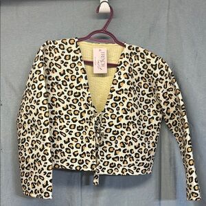 French toast Handmade Montréal Leopard Print jacket